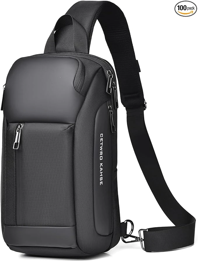 Men's Body Bag, Large Capacity, Shoulder Bag, Cross-Body Type, Popular, Waterpro