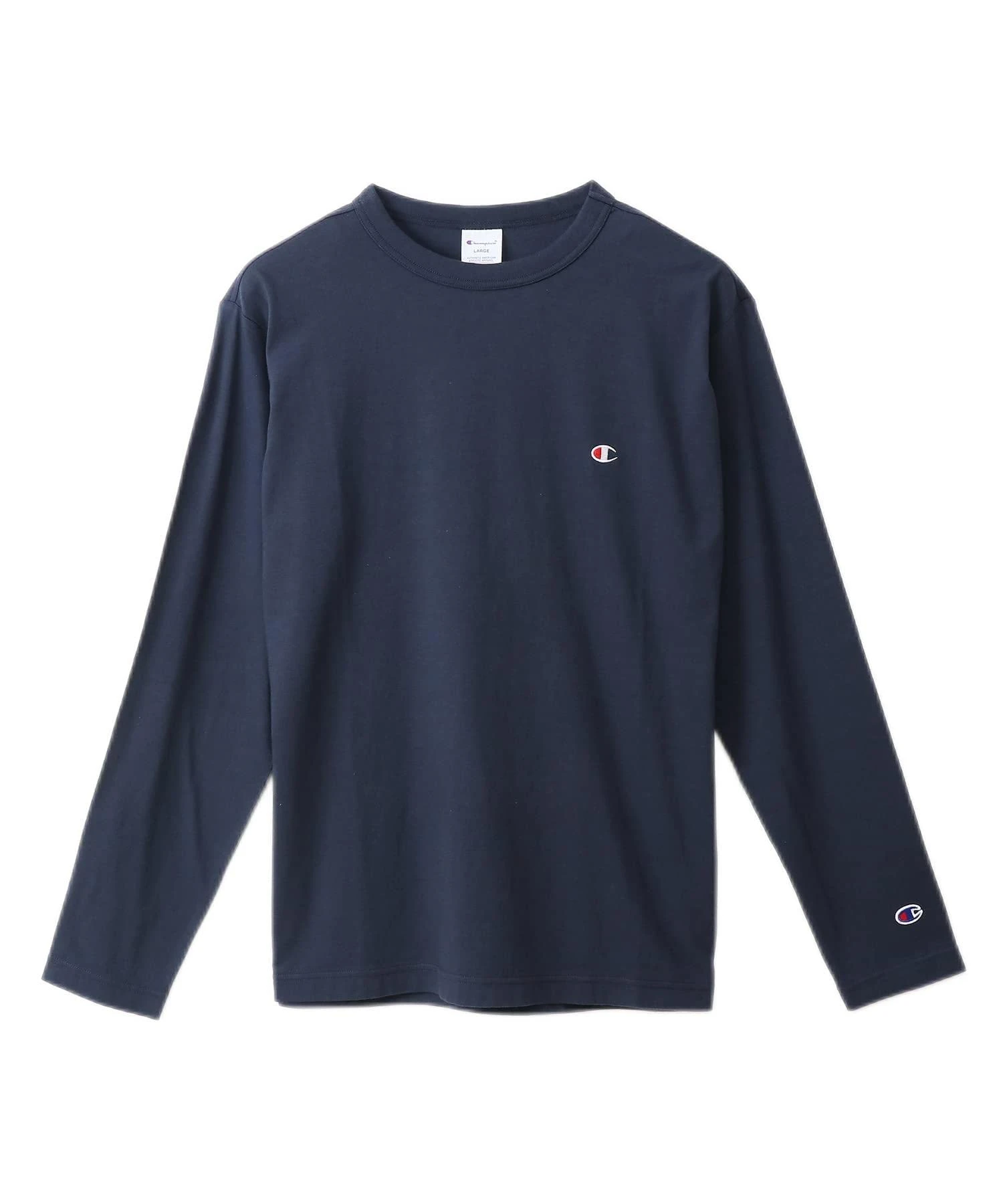 Men's Basic Long Sleeve T-Shirt, Long Sleeve, Round Neck, 100% Cotton